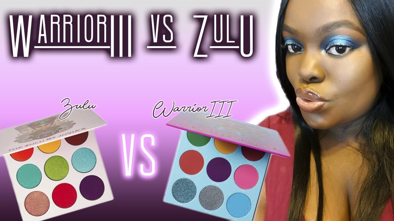 JUVIA'S PLACE WARRIOR III PALETTE VS ZULU PALETTE