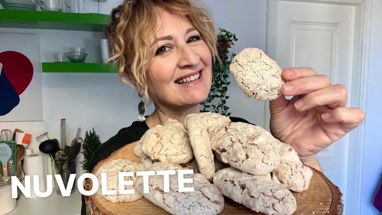 2 minuti e sono pronti i biscotti!! Nuvolette NOCI e CIOCCOLATO