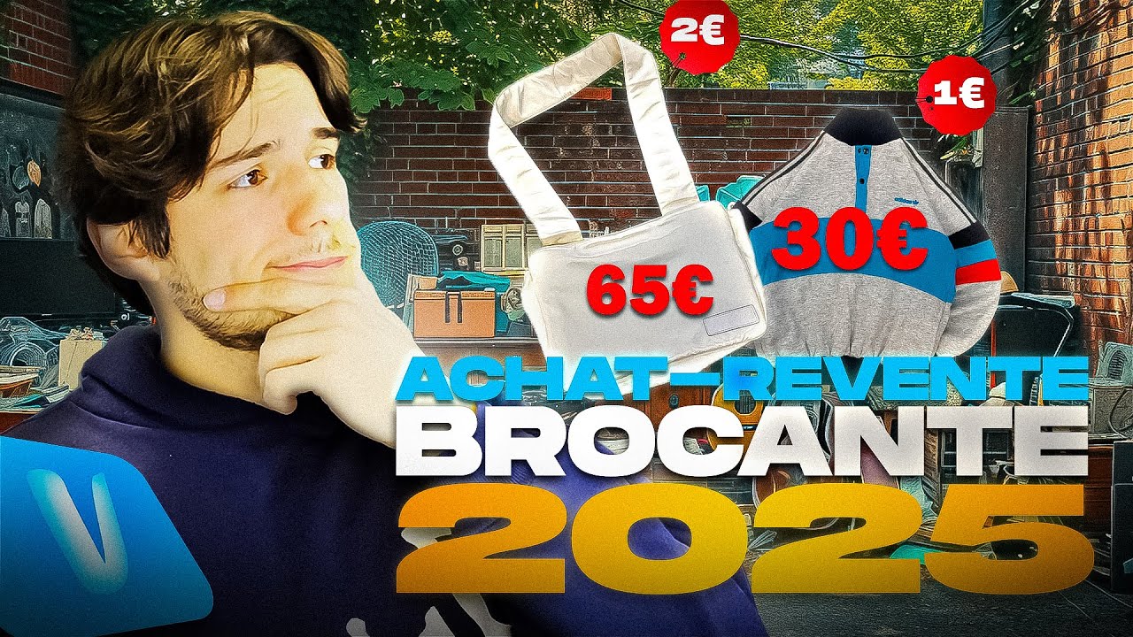 J'AI TESTÉ L'ACHAT-REVENTE VINTED AVEC LES BROCANTES EN 2025 (je suis riche)