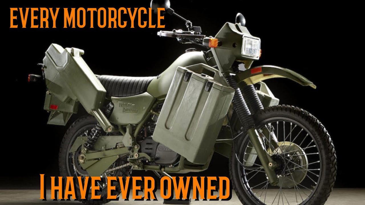THE LIST! Every Motorcycle I have ever owned! WHAT'S YOUR LIST?