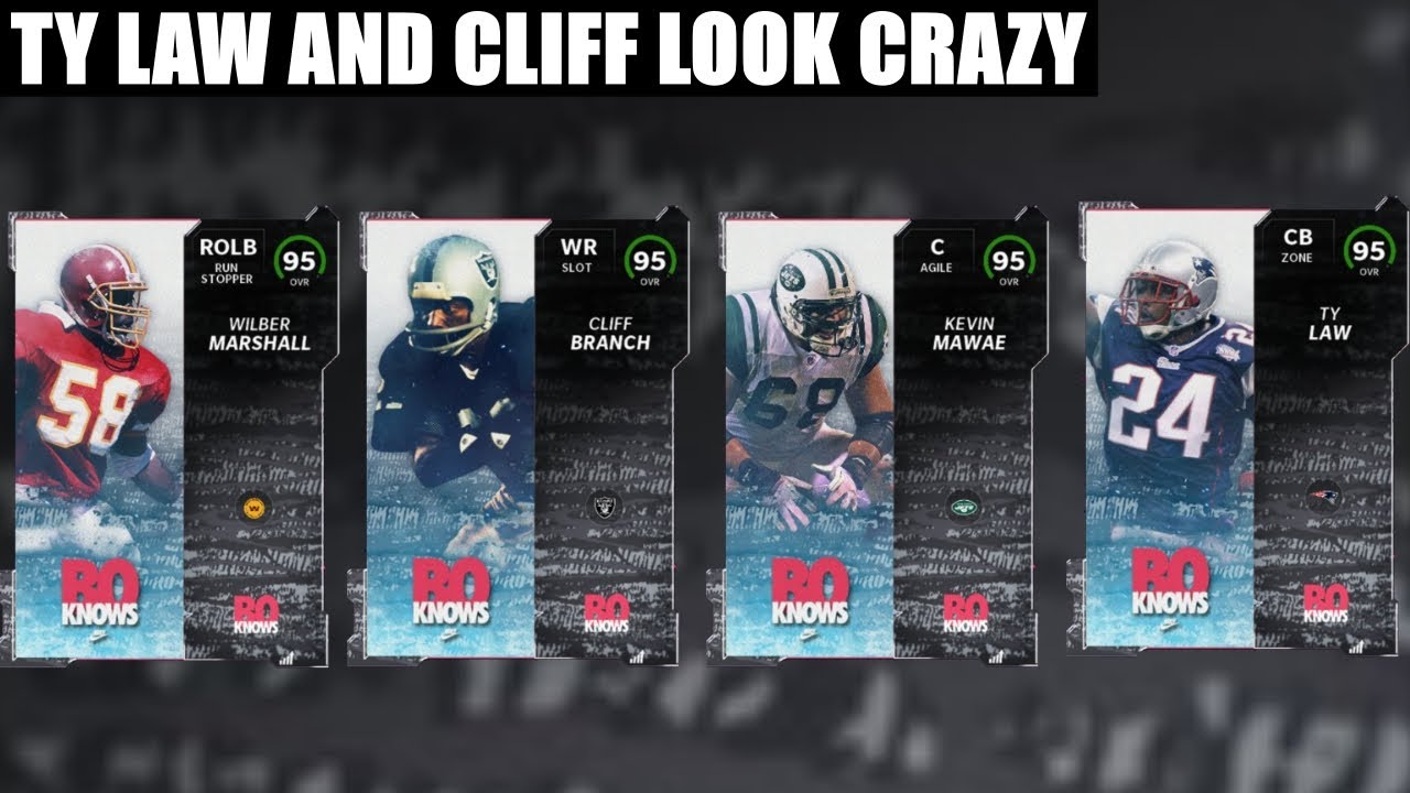 TY LAW | KEVIN MAWAE | CLIFF BRANCH AND WILBER MARSHALL FOR KNOWS