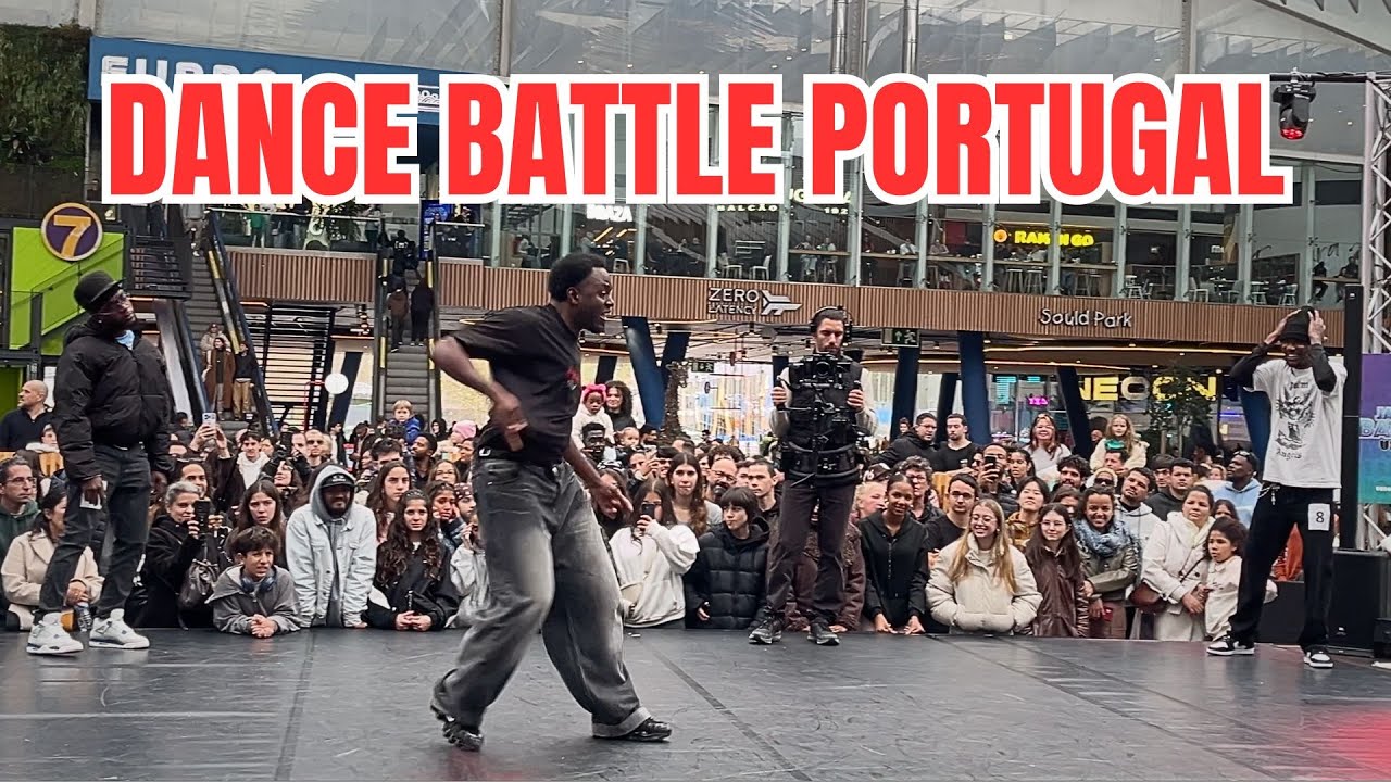 INSANE Street Dance Battle in Portugal 🇵🇹 (Crowd Went Crazy!)