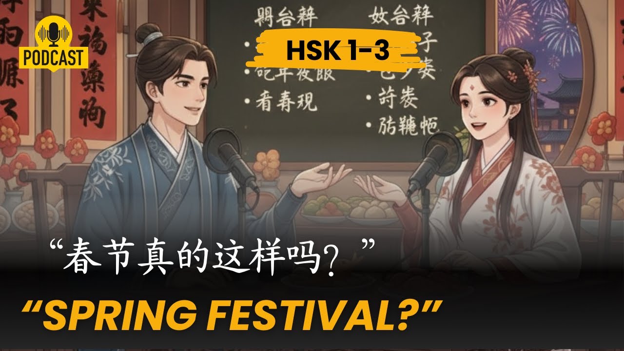 HSK 1–3 | What Do Chinese People Really Do On New Year’s Eve? | 除夕到底在做什么？ l Chinese Podcast