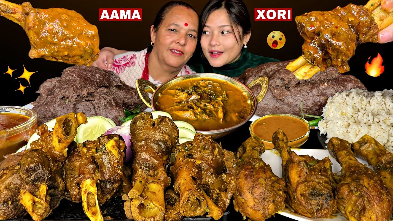 MOST REQUESTED VIDEO WITH MY MAMI😍| EATING AUTHENTIC NEPALI FOOD🔥| MUKBANG | #mikasa