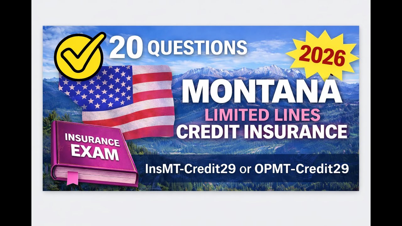 Montana Limited Lines Credit Insurance (InsMT-Credit29 / OPMT-Credit29) Practice Exam - 20 Questions