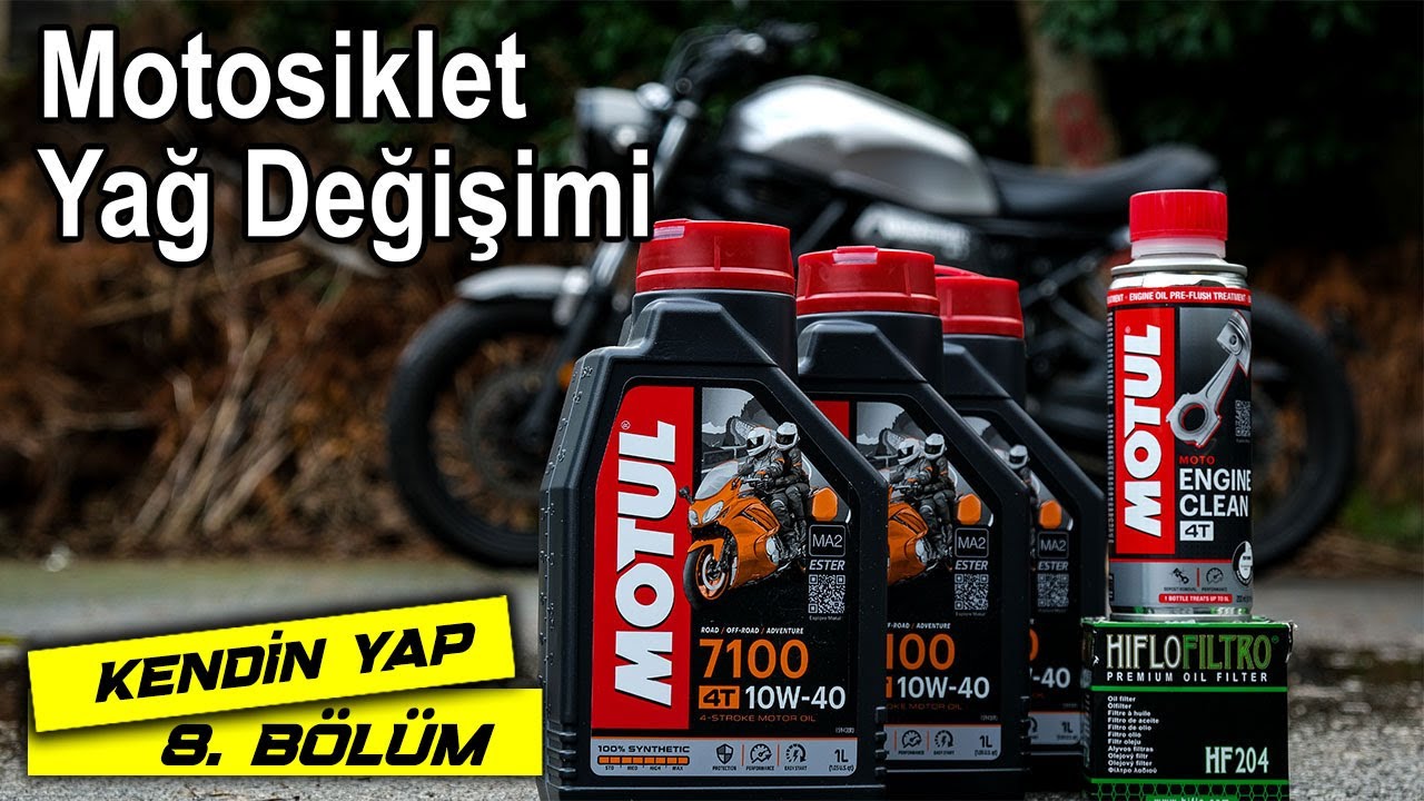 Motosiklet Yağ Değişimi - Yağ Değişimi Nasıl Yapılır? - Yağ Filtresi Değişimi