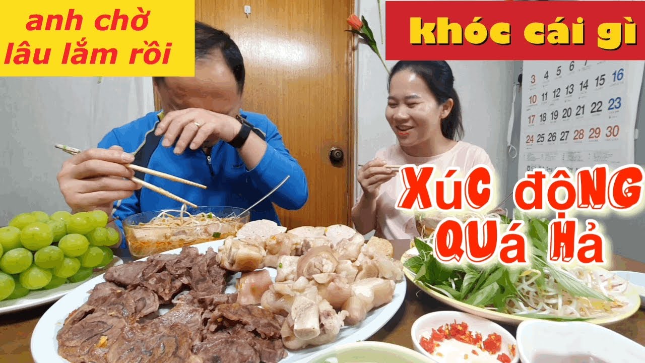 Bún Bò Huế của vợ Việt làm chồng Hàn Quốc xúc động bồi hồi