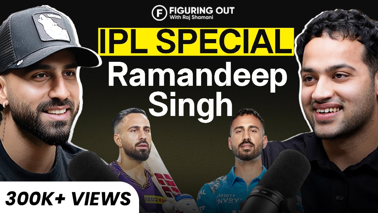 IPL, KKR, Sledging, Dressing Room, Dhoni, Rohit Sharma & SRK - Ramandeep Singh | FO332 Raj Shamani