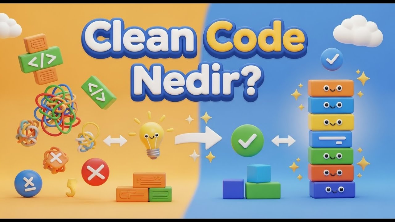 Clean Code Nedir? | Temiz ve Anlaşılır Kod Yazmanın Kuralları (Yeni Başlayanlar İ&ccedil;in)
