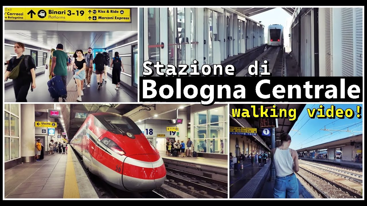 Grosser Rundgang beim Bahnhof Bologna Centrale