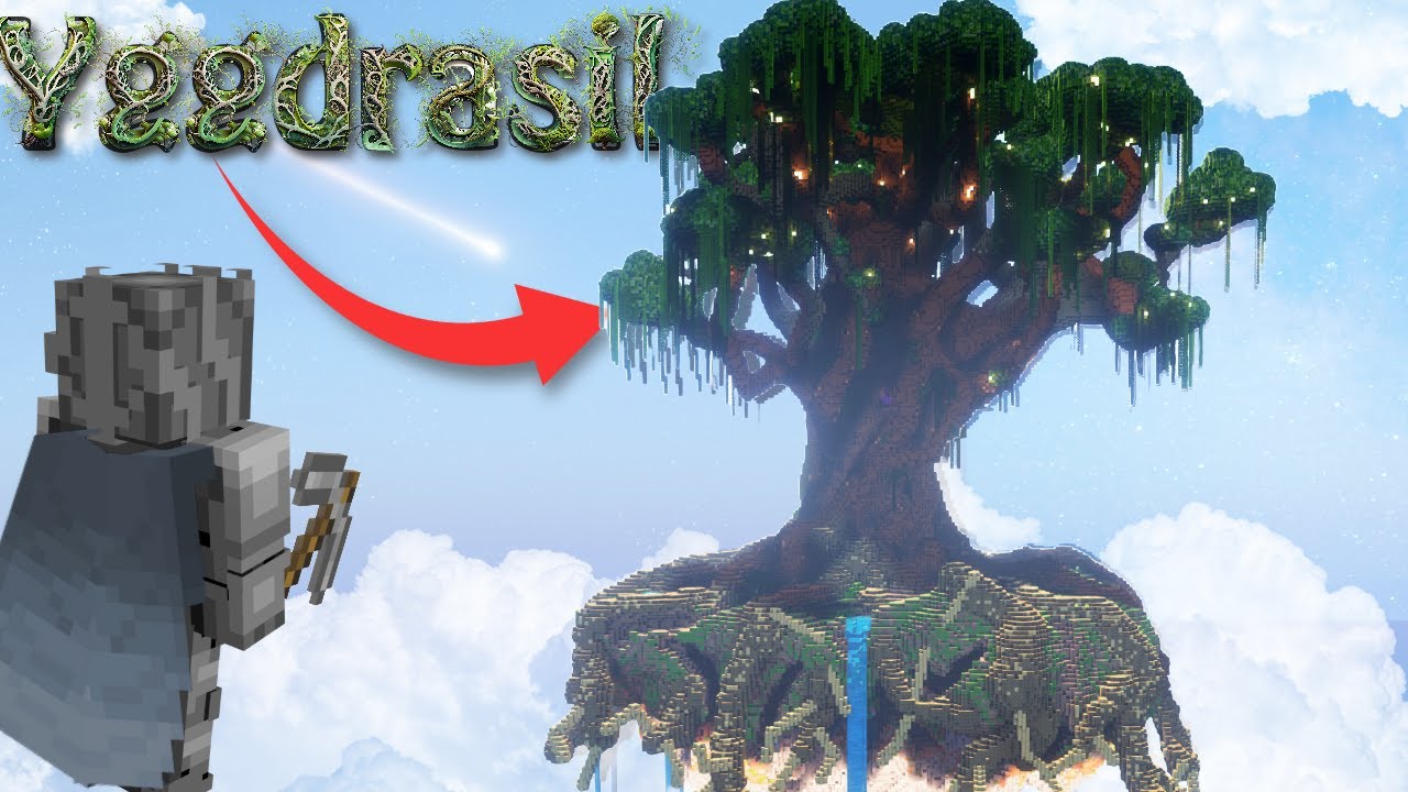 I Built The World Tree from Norse Myth, in Minecraft (Yggdrasil)
