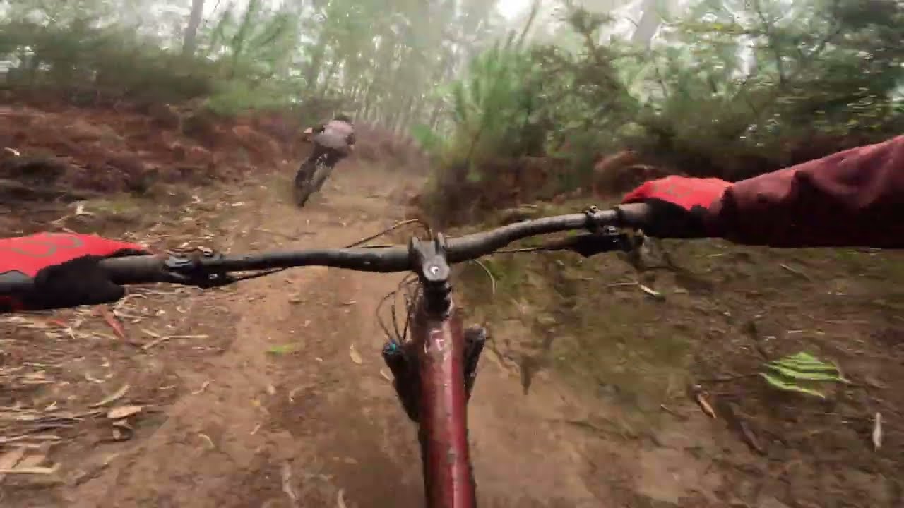 Madeira MTB - Back to Black & Black Line on wet conditions ( Stan chest cam )
