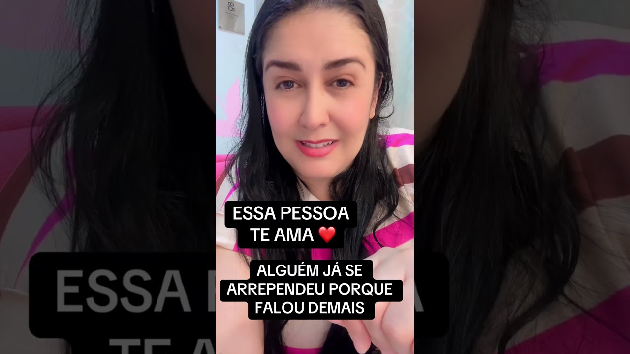 ESSA PESSOA TE AMA E VC AINDA VAI SER MUITO FELIZ‼️❤️