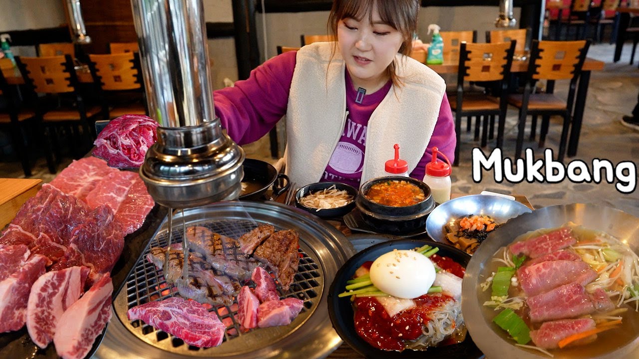 Mukbang | говядину на гриле за 16 долларов США, пока не сможете есть больше. Unlimited Refills