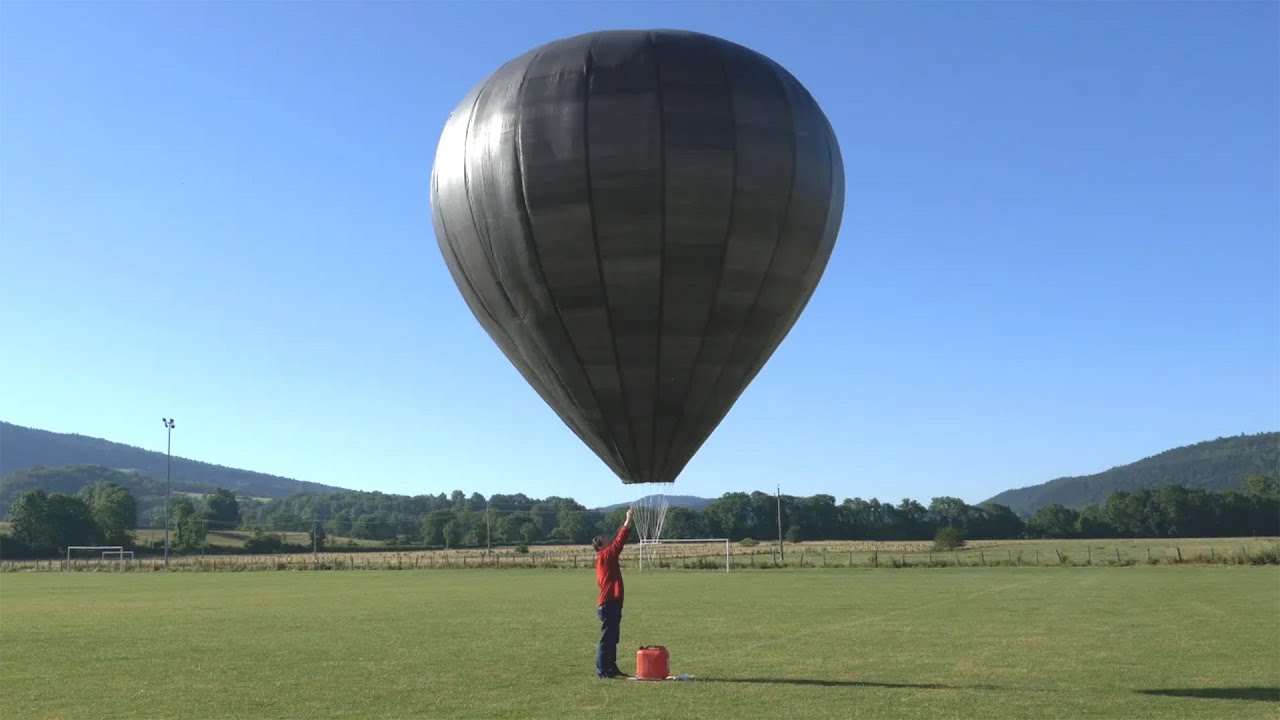 🎈 Ballon solaire 67m³ - Solar balloon 67m³ - Time lapse