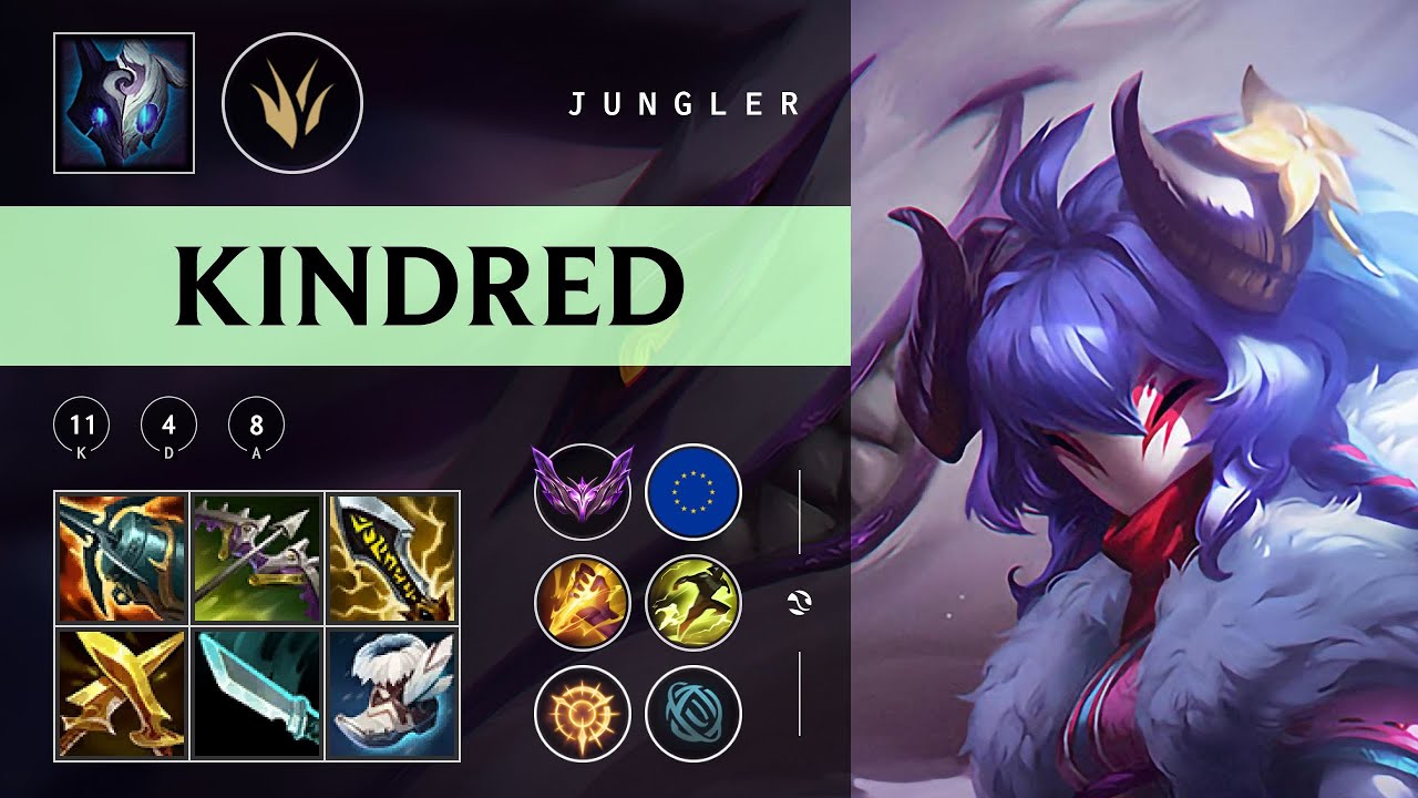 Kindred Jungle vs Jax - EUW Master Patch 25.24