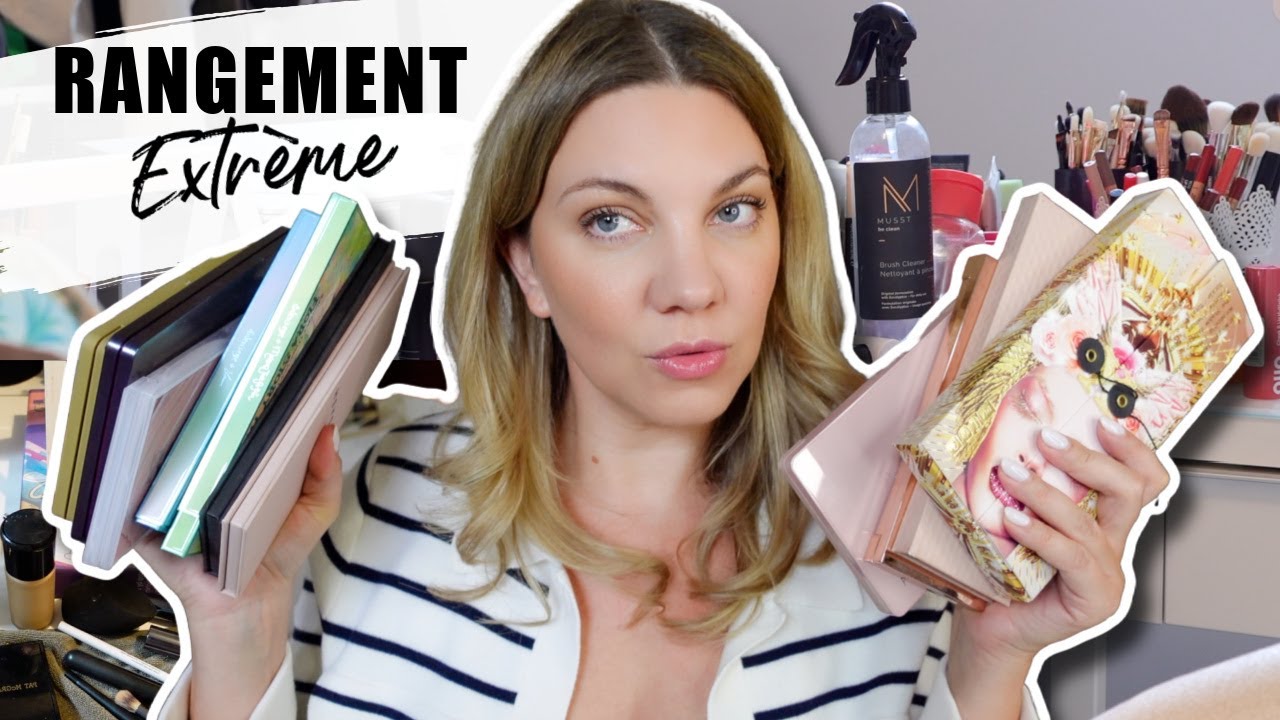 MAKEUP DECLUTTER 🔥 : JE RANGE, TRI, ORGANISE MON STUDIO & MON MAQUILLAGE  (avant/après)