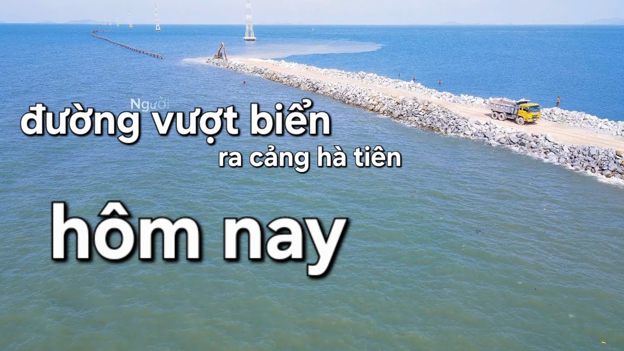 Đường ra cảng hà tiên hiện tại 