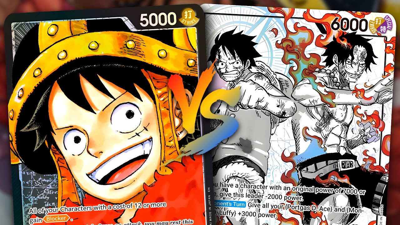 OP17 POV B Luffy vs RG Luffy & Ace | Local Tournament 🏆 27 Players | One Piece TCG