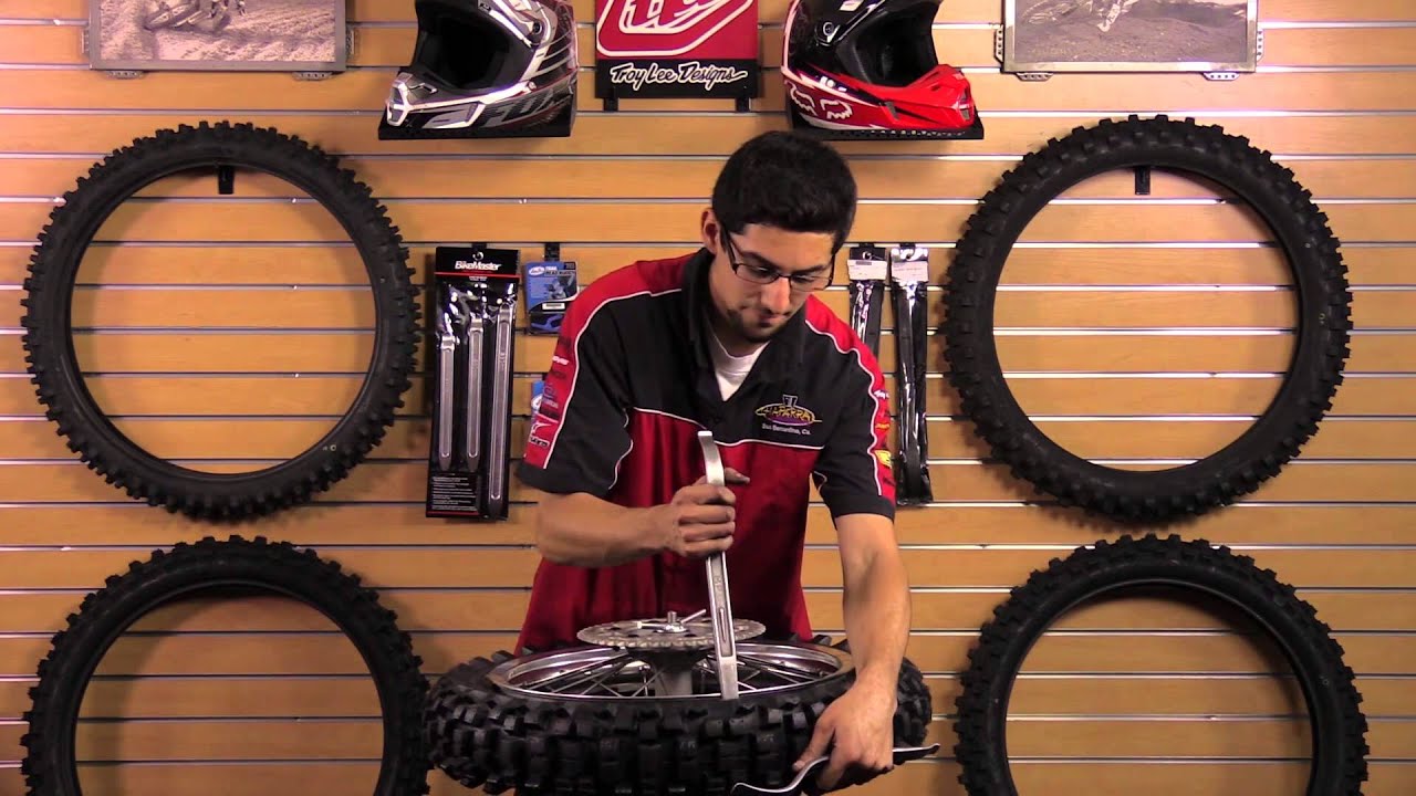How to Remove and Mount a Dirt Bike Tire Tutorial - ChapMoto.com