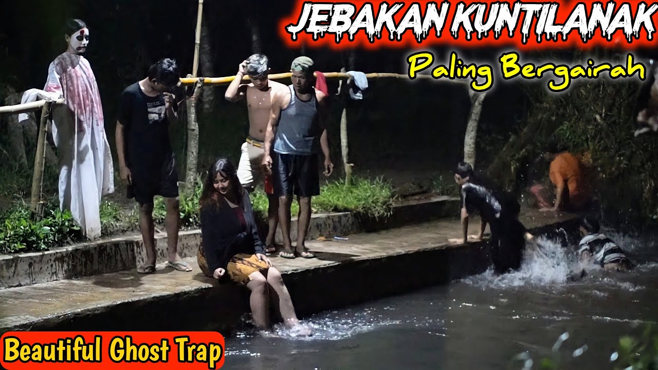 Jebakan Kuntilanak Paling Bergairah  || Prank Terbaru Lucu Ngakak || Most Beautiful Ghost Trap