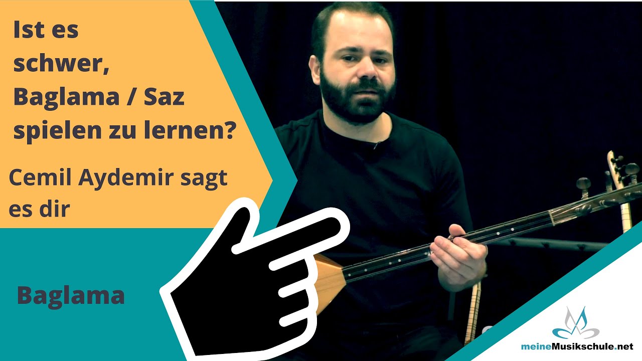 Ist es schwer, Baglama / Saz spielen zu lernen?