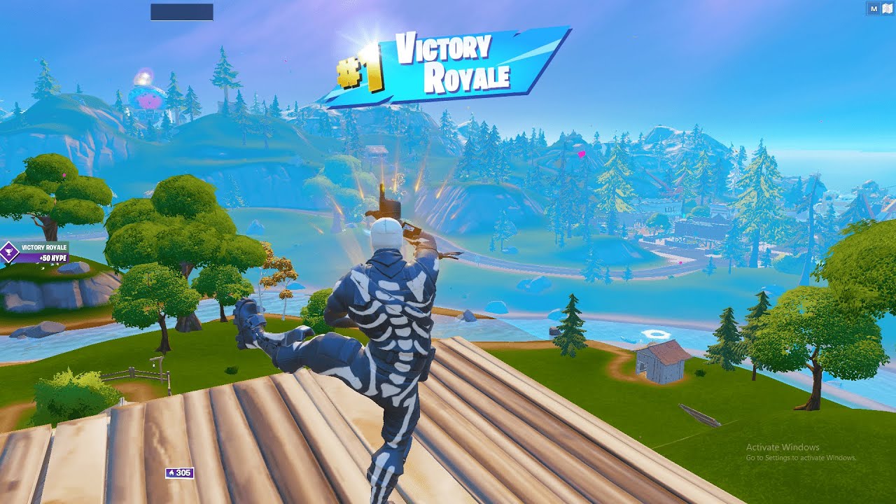 SKULL TROOPER SKIN / SOLO ARENA GAMEPLAY w/HANDCAM (Fortnite Season 4)