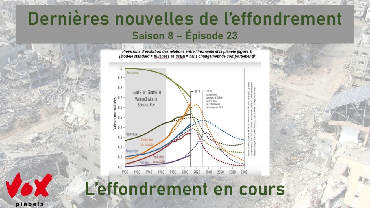Dernières nouvelles de l’effondrement – Saison 8 – Épisode  23 #effondrement #climatechange #nature