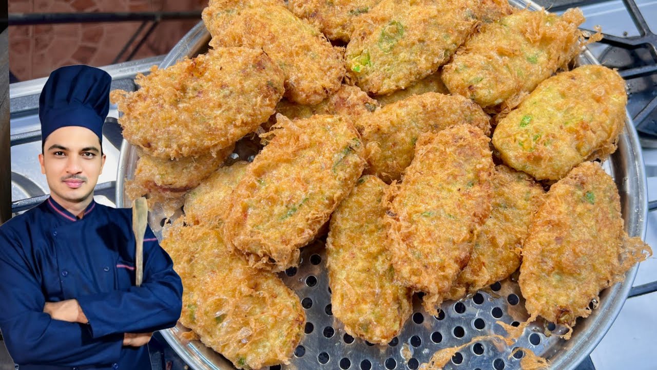 Aloo Chicken Kabab Recipe| Chef M Afzal|