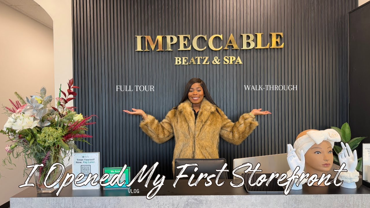 I Opened My First Spa Storefront! + Whats in My Room + Full Tour + Spa Buildout + Solo Esthetician
