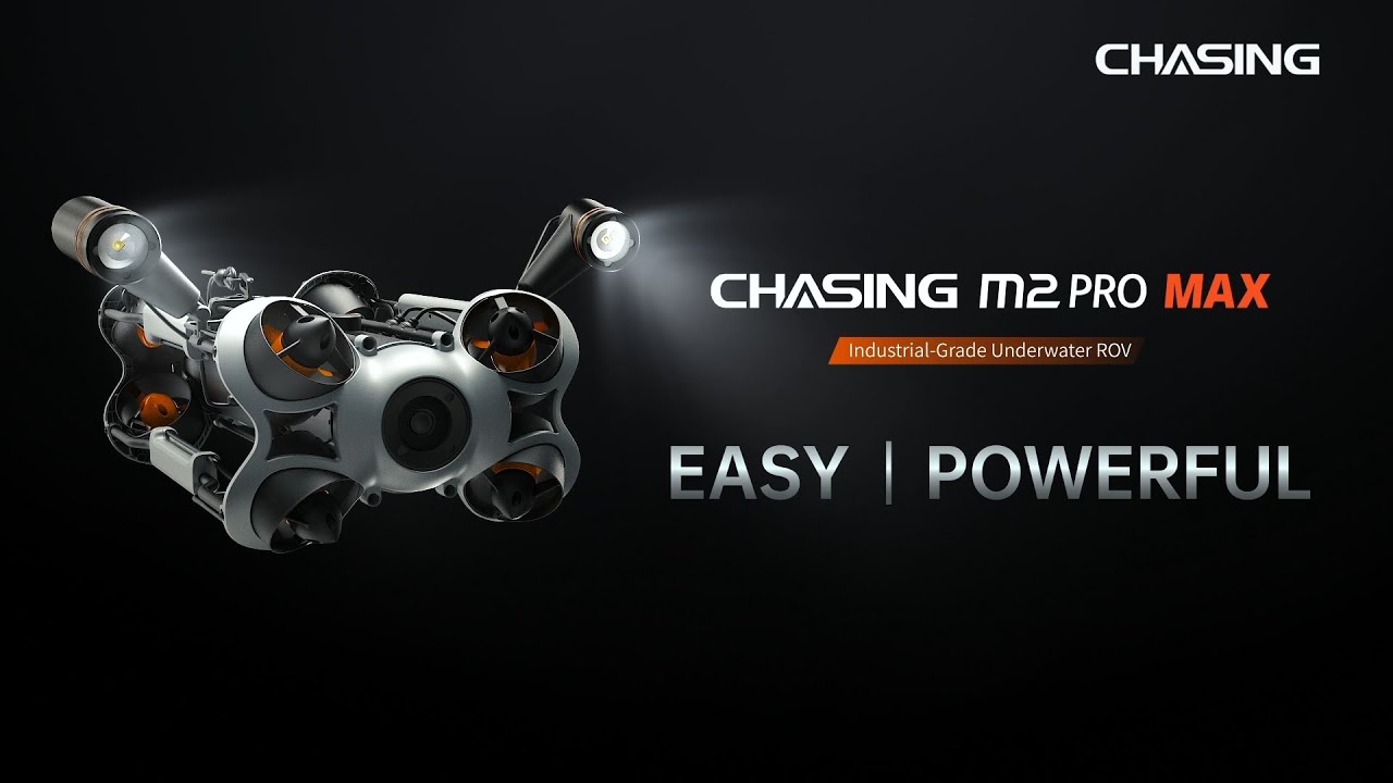 CHASING UNDERWATER DRONE - Chasing M2 Pro Max 3D Animation