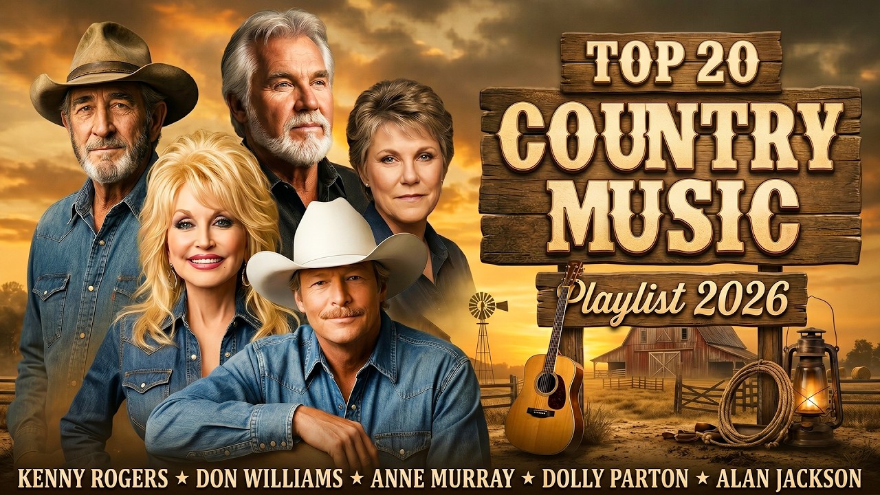 Best Country Legends Playlist 2026 🎸 Alan Jackson, Kenny Rogers, Don Williams, Dolly Parton