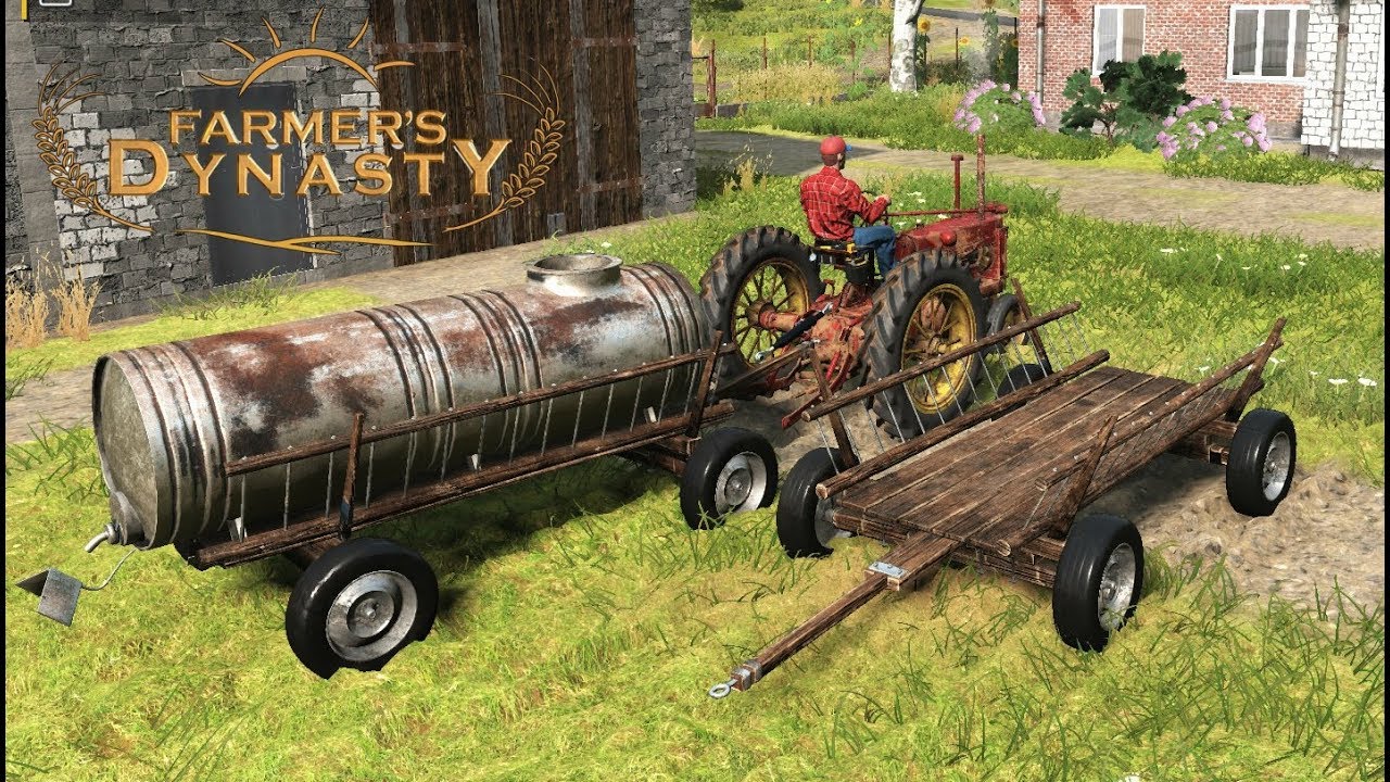 FARMER'S DYNASTY | #6 Esparcidor de Estiercol y Remolque para Heno | Becky y Frank