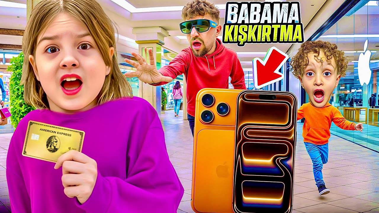 BABAMA BÜYÜK KIŞKIRTMA !! İPHONE 17 PRO MAX ALDIK !! ÇILDIRDI KUZEY ELİF !!