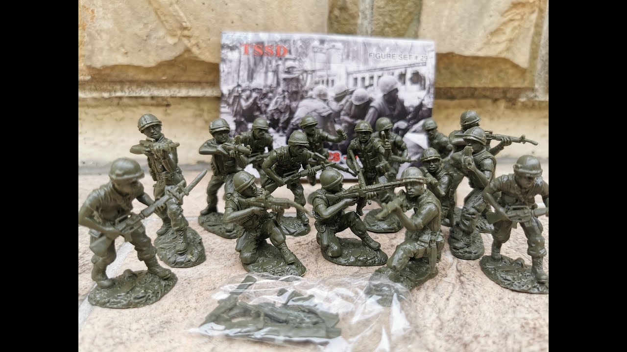 TSSD US marines Vietnam war toy soldiers review | Military toys unboxing