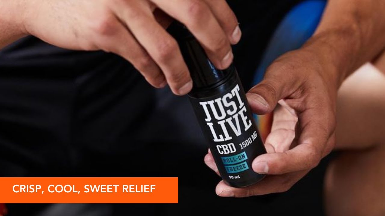 Just Live Freeze Roll-on CBD Muscle Rub | RYOutfitters First Look