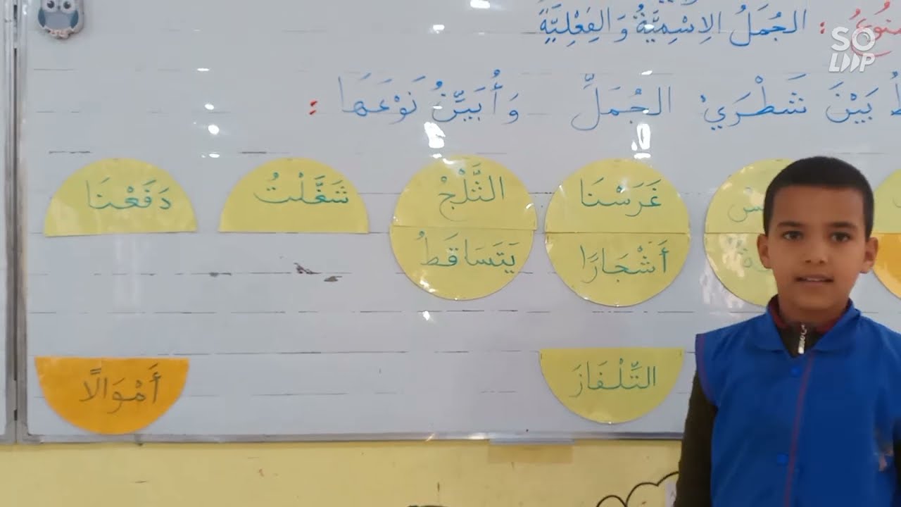 تمارين لتثبيت الجملة الفعلية والجملة الاسمية، السنة الثالثة ابتدائي