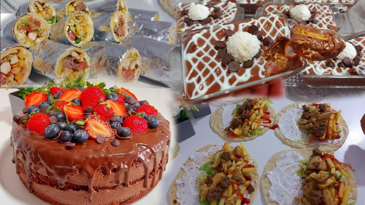 وجديهم في أقل وقت💃شهيوات غاينفعوك في رمضان🌙شاورما ميكس روووعة😋كيكة راقية بمكونات بسيطة👌