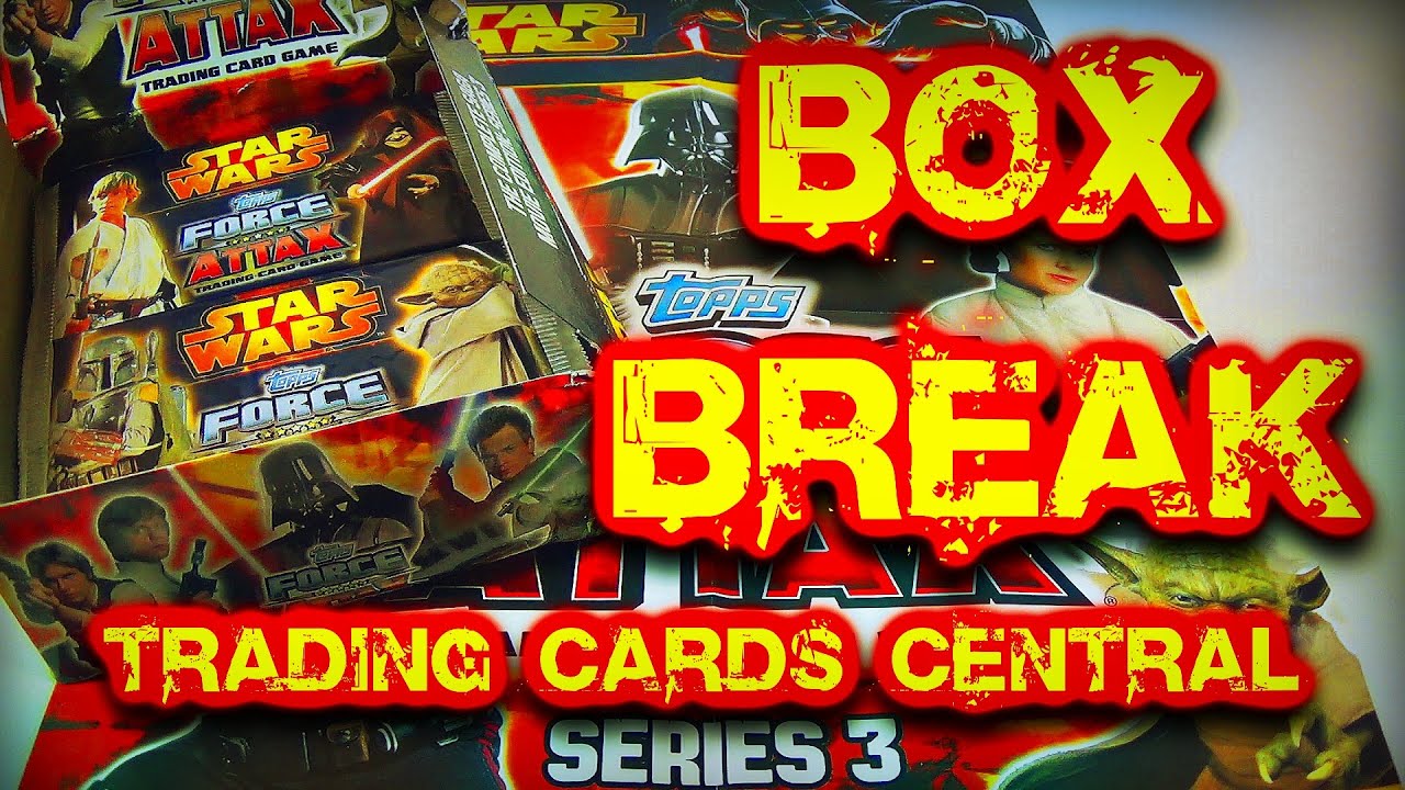 STAR WARS FORCE ATTAX BOX BREAK | TRADING CARDS CENTRAL