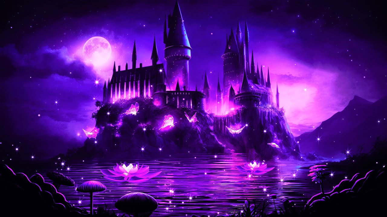 Peaceful Night 💜 Soft Soothing Sleep music 🌸 Drift Into Dream World