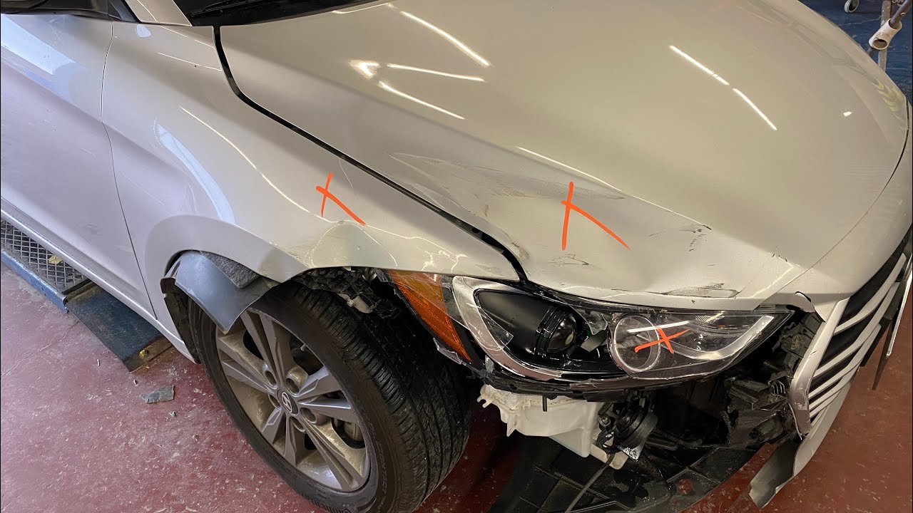 Ремонт передней части Hyundai Elantra