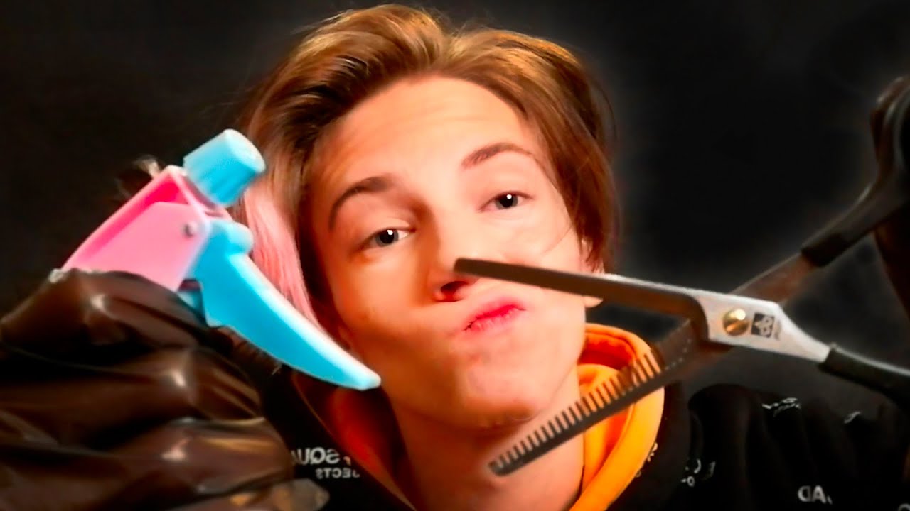 АСМР ПАРИКМАХЕР СТРИЖКА РОЛЕВАЯ ИГРА ✂💇‍♂ ASMR HAIRDRESSER HAIRCUT  ROLE PLAY 💇