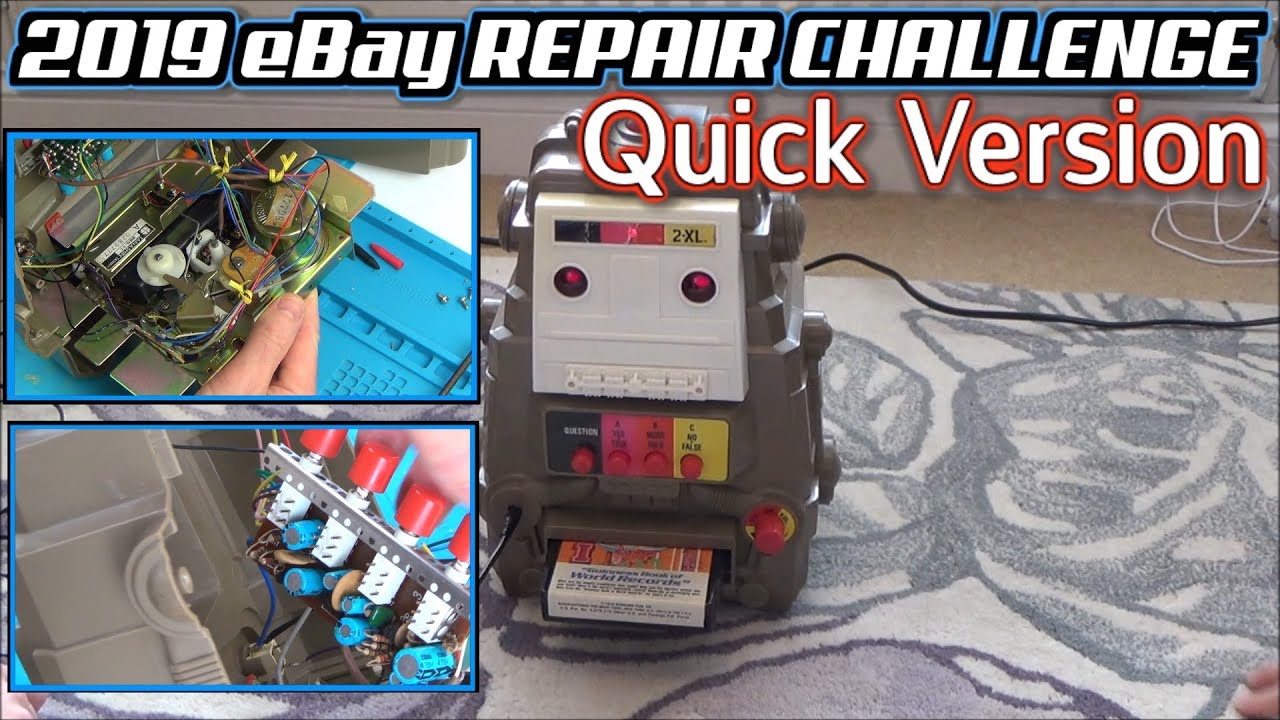 2019 eBay Repair Challenge - Week 4 - 1978 Robot (QUICK VERSION)