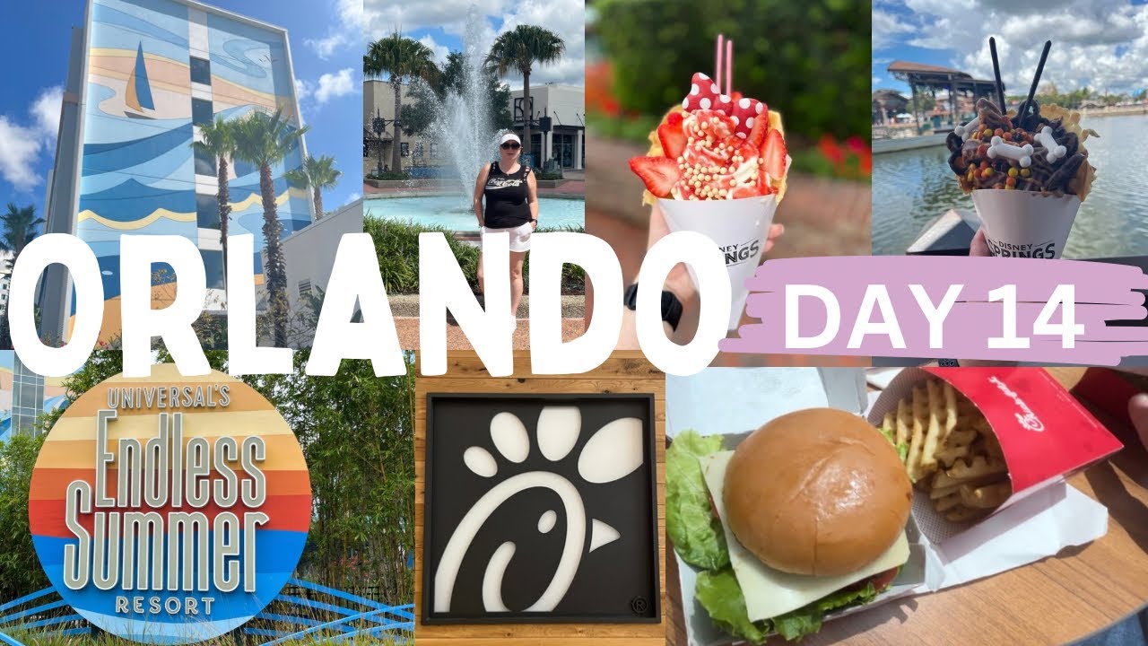 Day 14 Disney Springs & travelling home MCO-MAN flight with Aer Lingus ✈️🏡