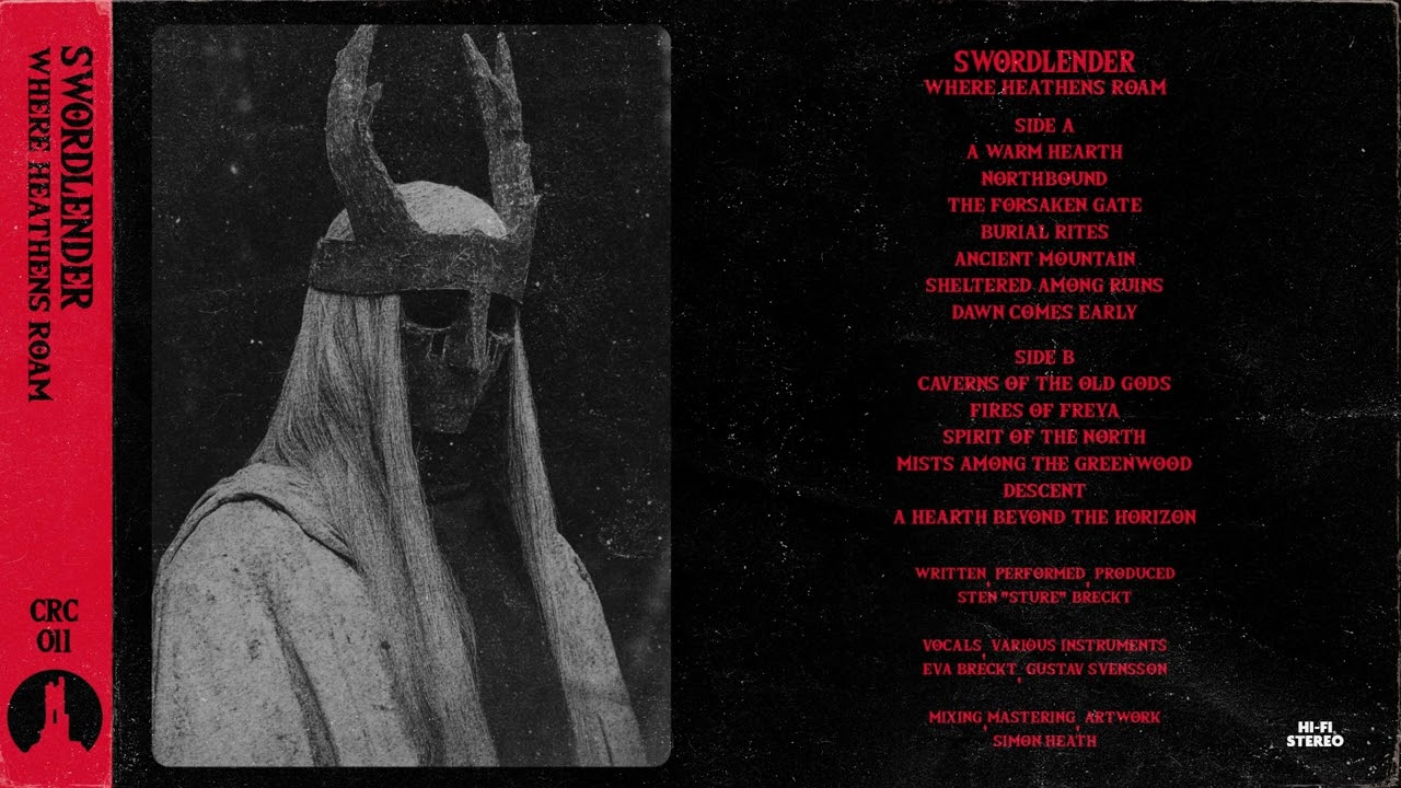 Swordlender - Where Heathens Roam [FULL ALBUM] - Dark Nordic Medieval Guitar from Cryo Crypt