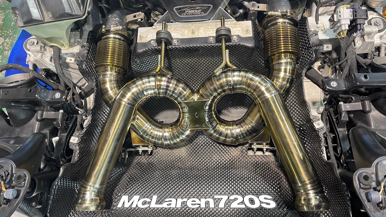 マクラーレン720Sのマフラー交換してみた　第2弾