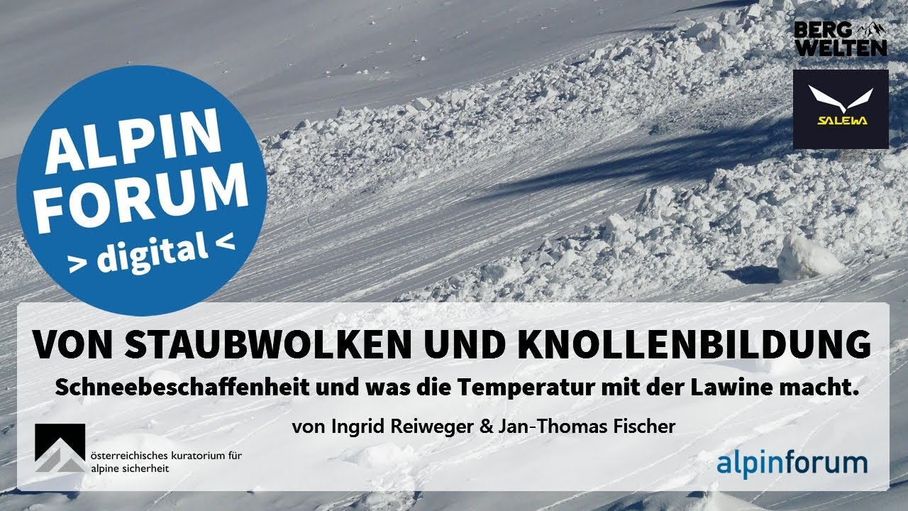 ALPINFORUM 2021 - VON STAUBWOLKEN UND KNOLLENBILDUNG