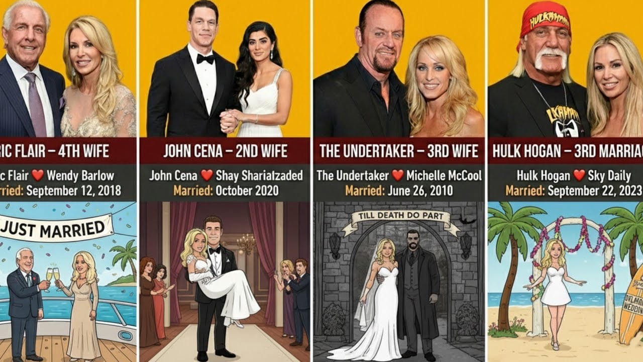 WWE Wrestlers Wives From First Marriage To Current Partner 