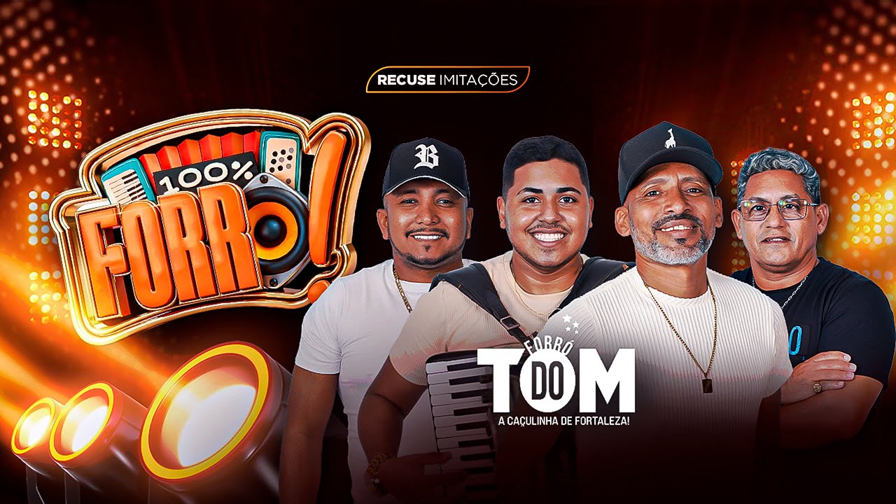 FORRÓ DO TOM 100% FORRÓ  CD promocional EP MARÇO 2026