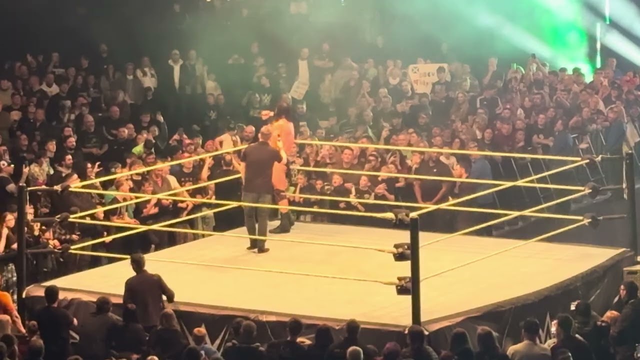 Drew McIntyre’s speech after house show Glasgow 10/01/2026